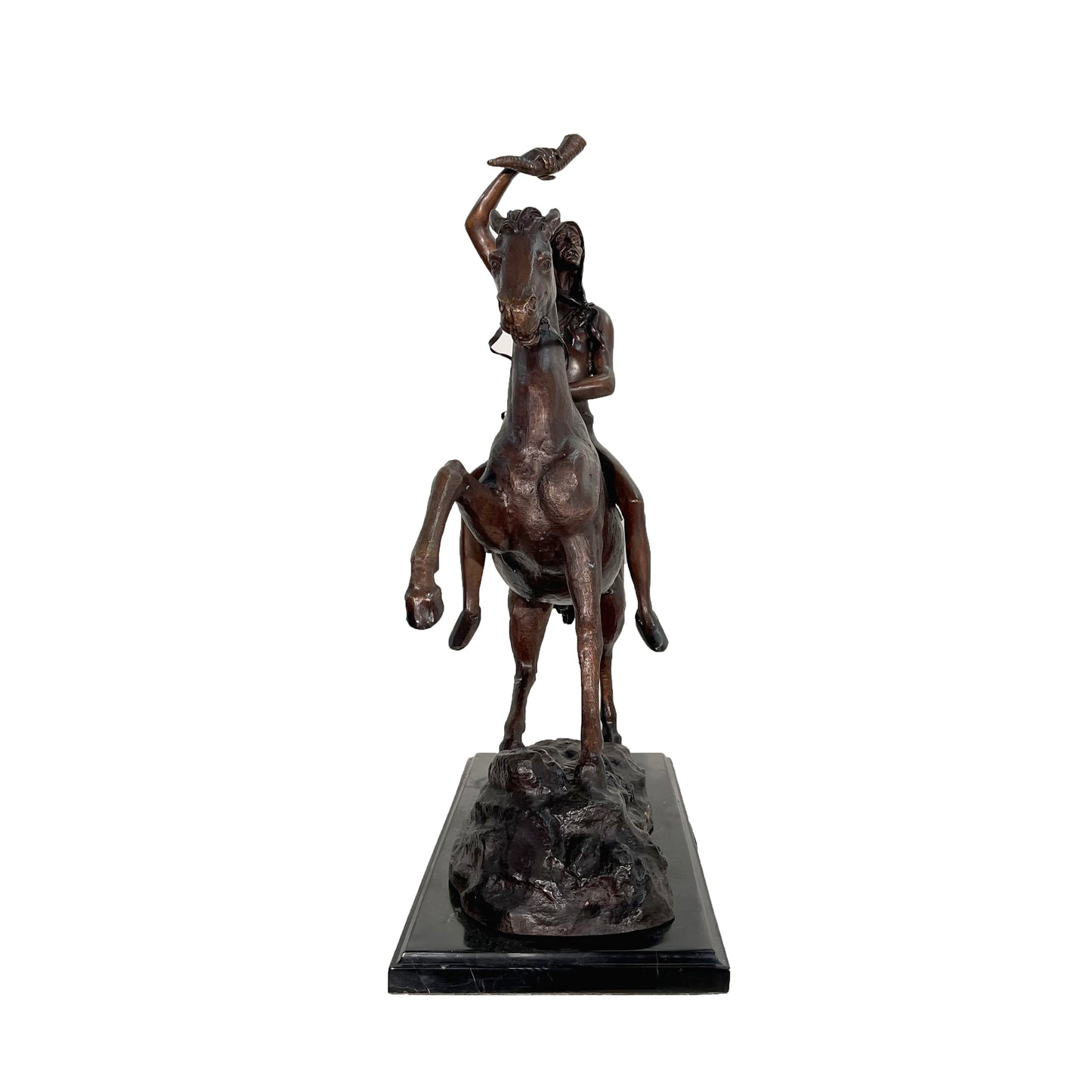 Remington 'Scalp' Table-Top Bronze Statue