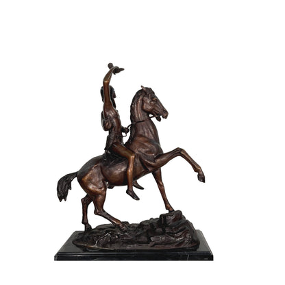 Remington 'Scalp' Table-Top Bronze Statue