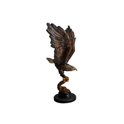 Flying Eagle Table-top Bronze Statue