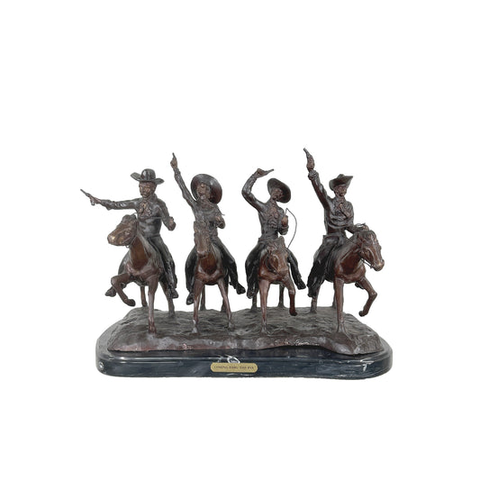 Coming through the Rye Table-Top Bronze Statue