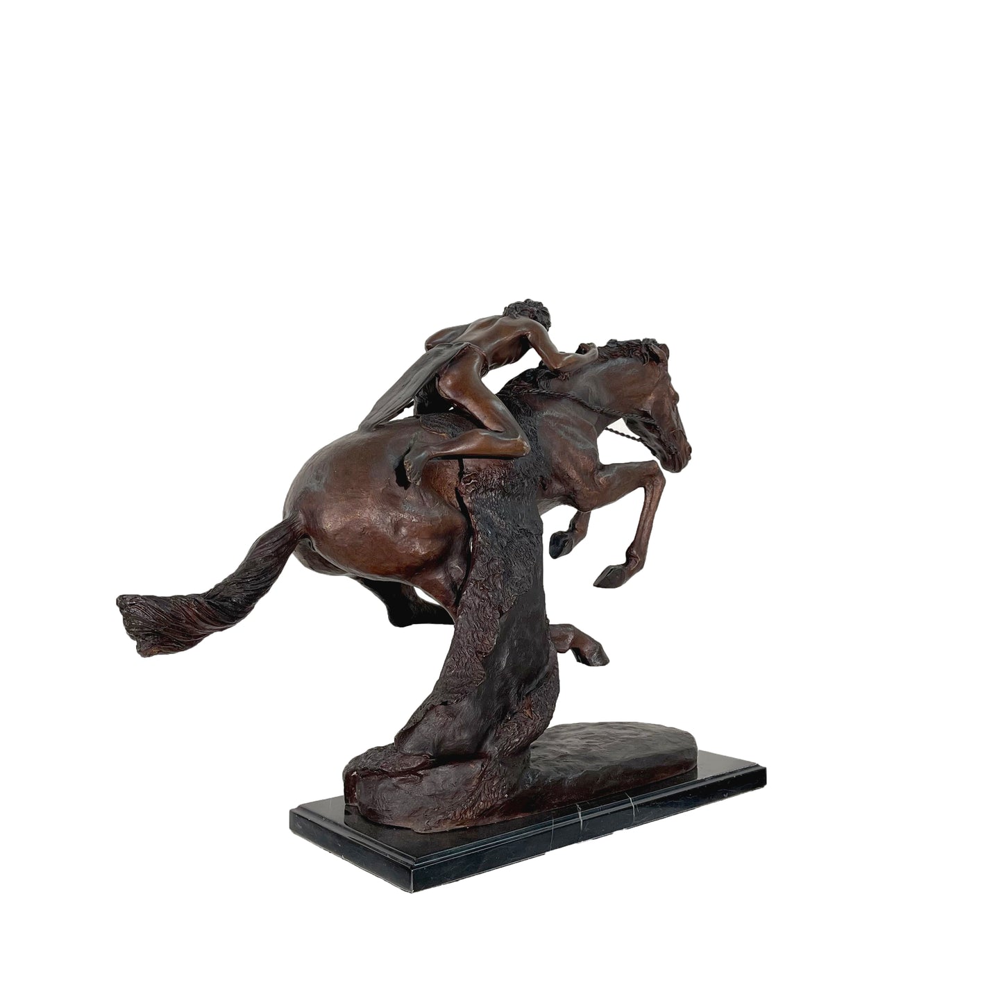 Remington 'Cheyenne' Table-Top Bronze Statue