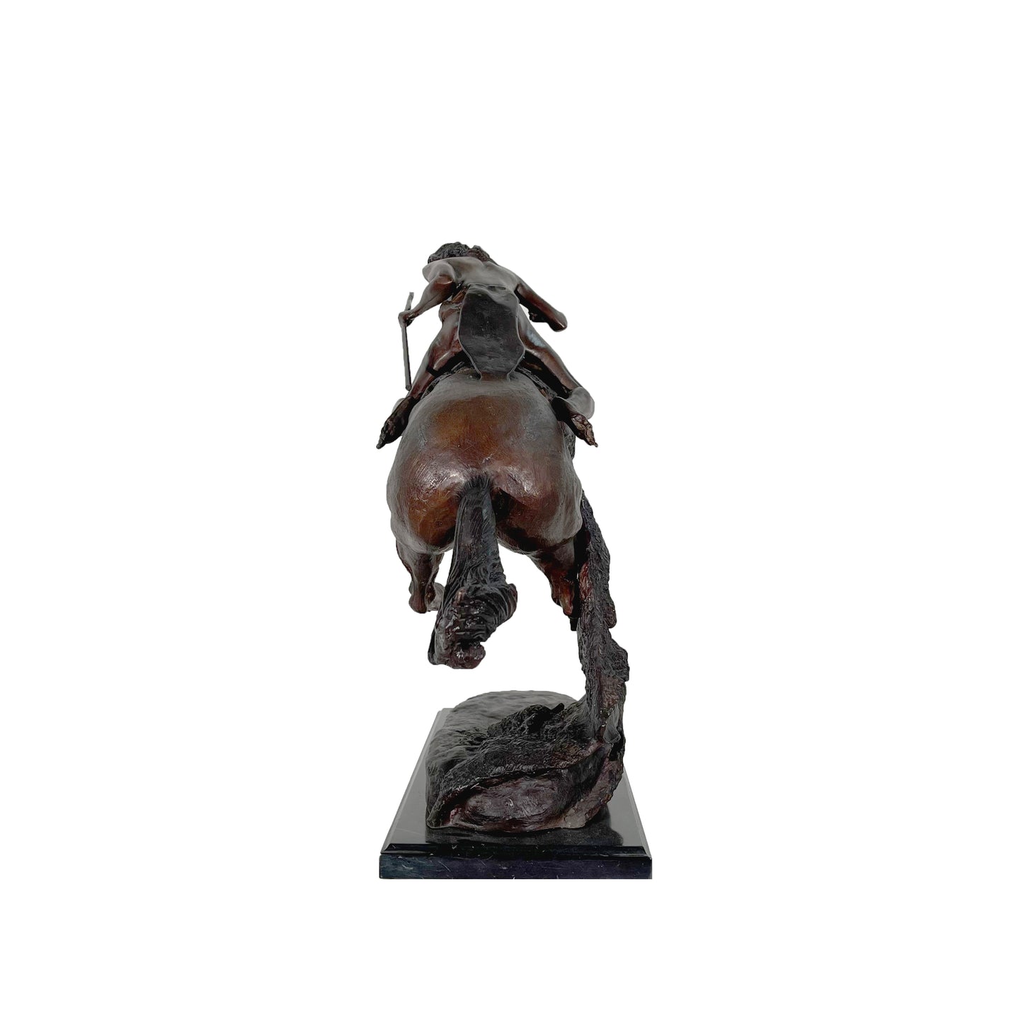 Remington 'Cheyenne' Table-Top Bronze Statue