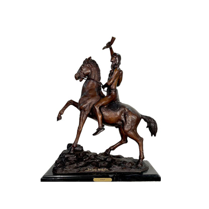 Remington 'Scalp' Table-Top Bronze Statue