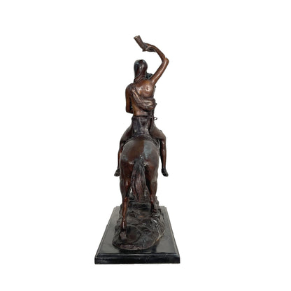 Remington 'Scalp' Table-Top Bronze Statue