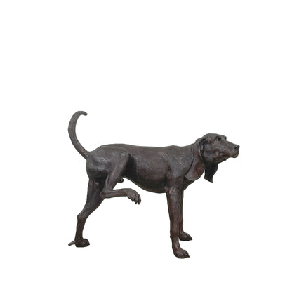 Peeing Bloodhound Dog Fountain Bronze Statue