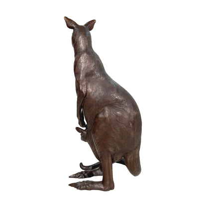 Mother Kangaroo with Baby Bronze Statue