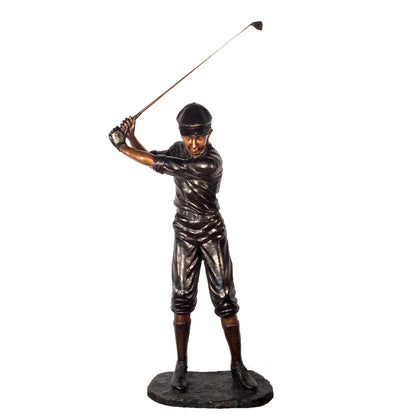 'Bennett' Life-size Male Golfer Bronze Statue