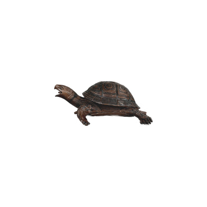 Box Turtle Fountain Bronze Statue