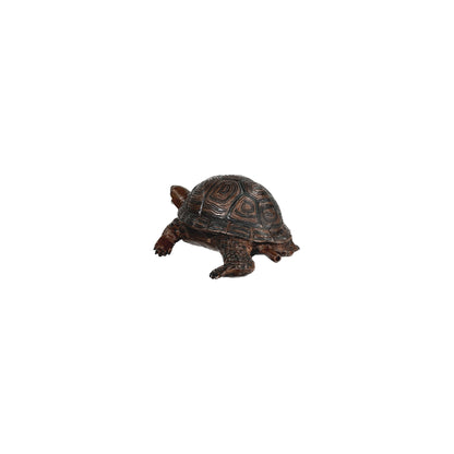 Box Turtle Fountain Bronze Statue