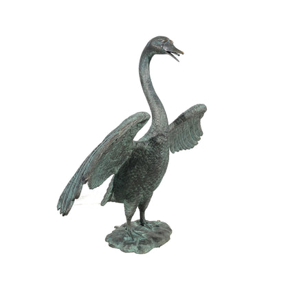 Swan Fountain Bronze Statue