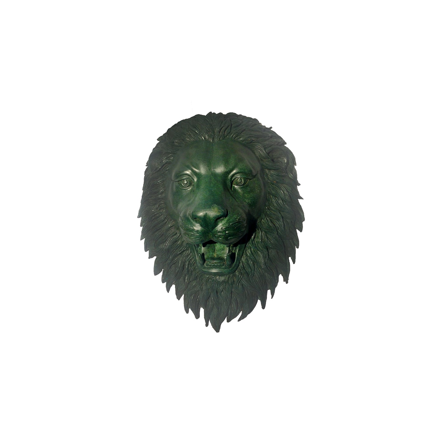 Lion Face Wall Fountain Bronze Statue