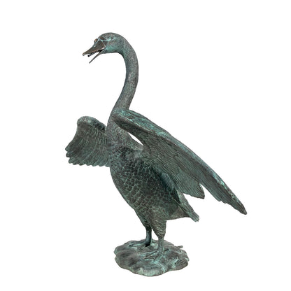 Swan Fountain Bronze Statue