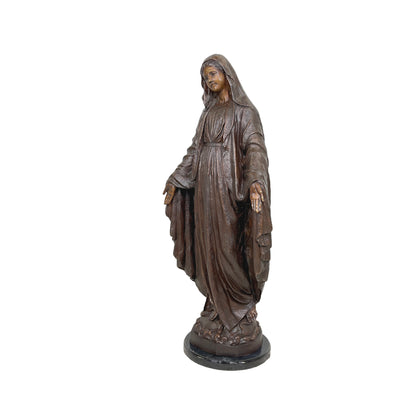 Madonna Table-top Bronze Statue