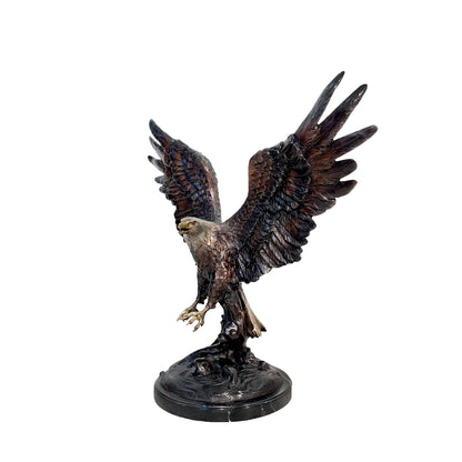 Flying Eagle Bronze Table-top Statue