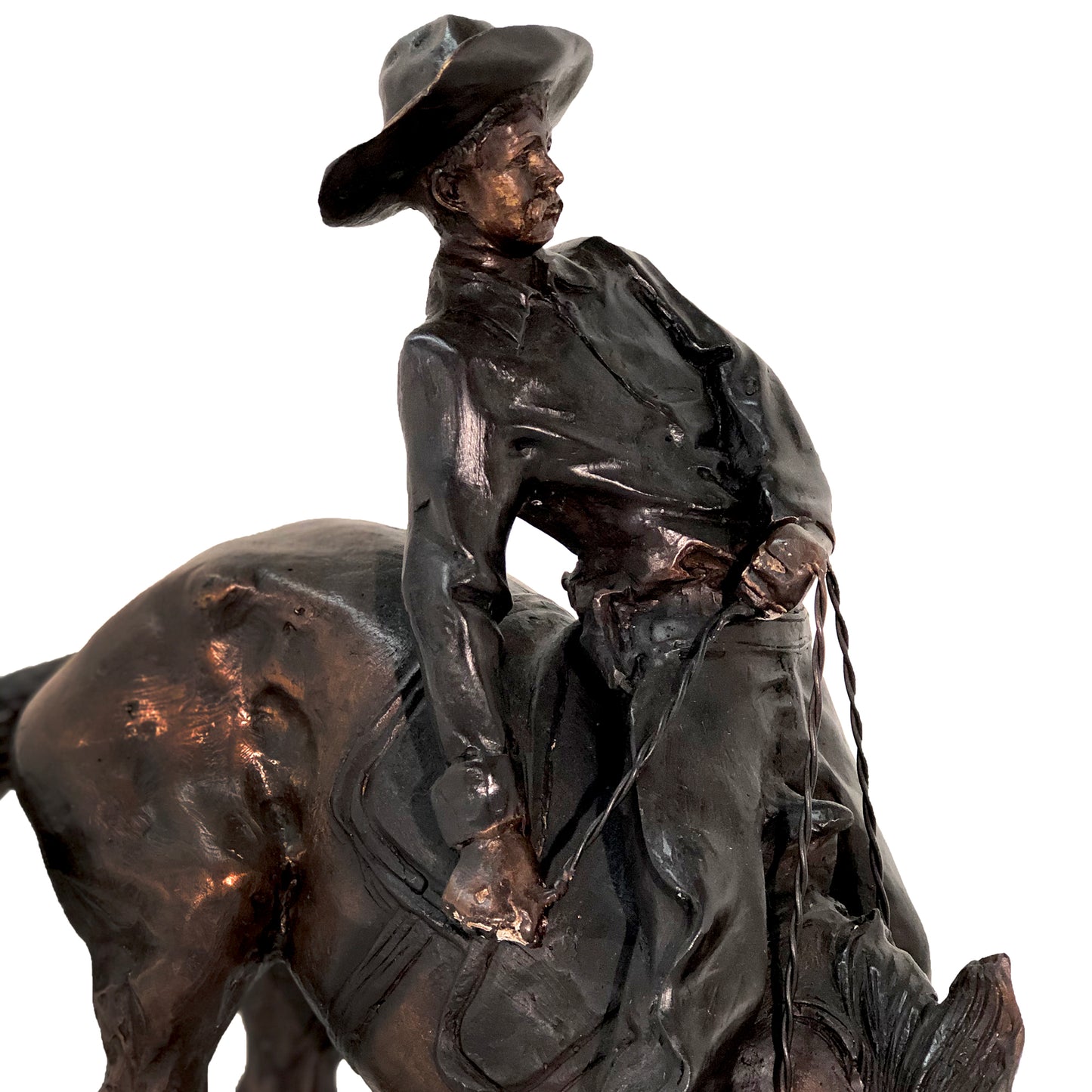 Remington Outlaw Table-top Bronze Statue