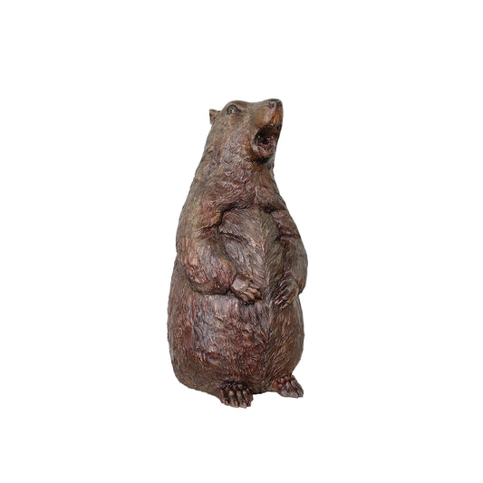 Groundhog Table-top Bronze Statue