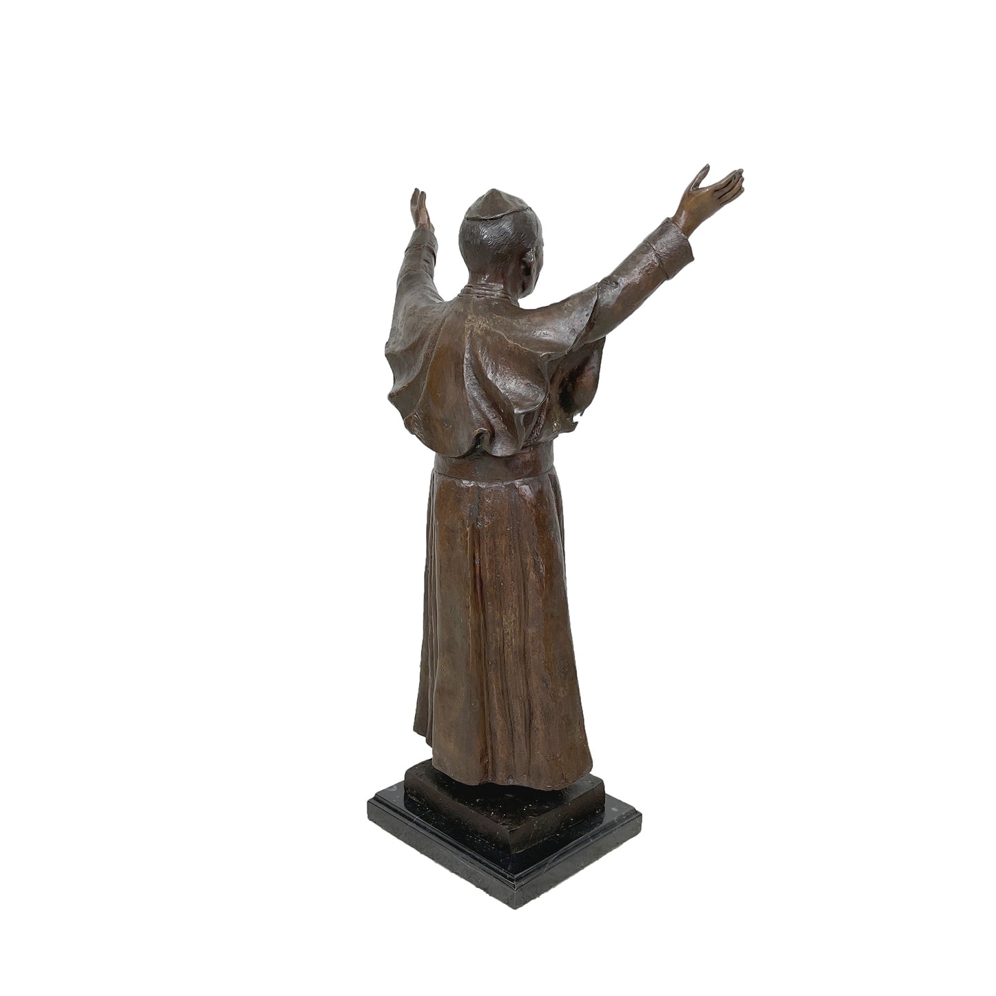 Pope John Paul II Table-top Bronze Statue