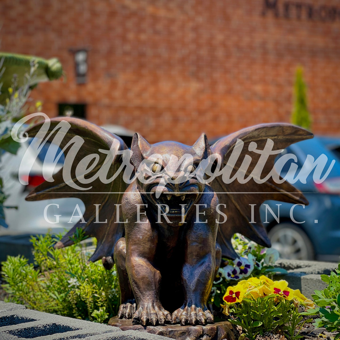 Gargoyle Table-top Bronze Statue