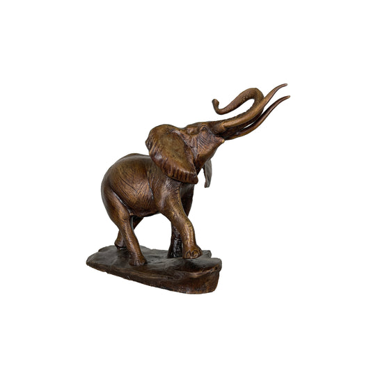 Elephant Figurine Table-top Bronze Statue