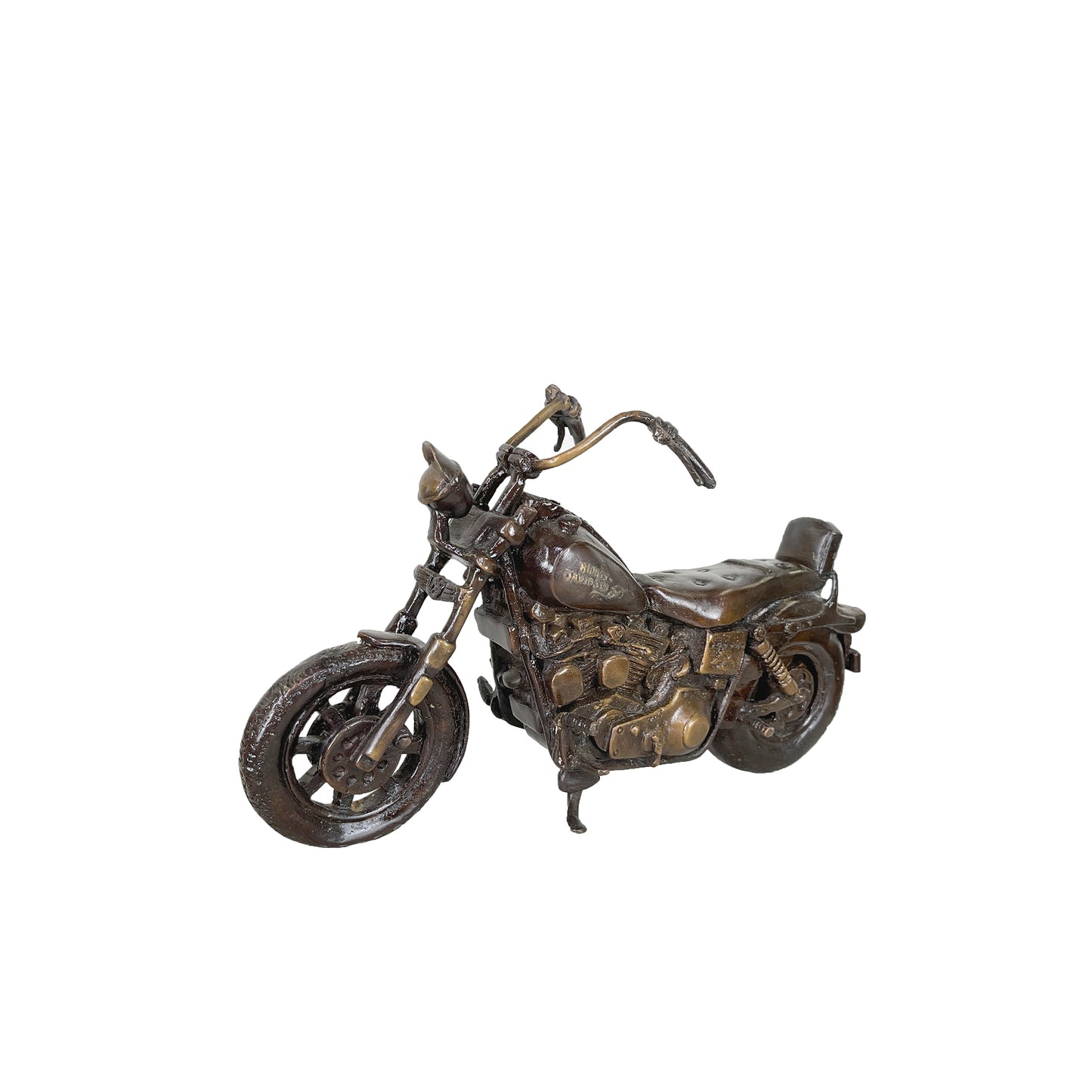 Motorcycle Figurine Table-top Bronze Statue