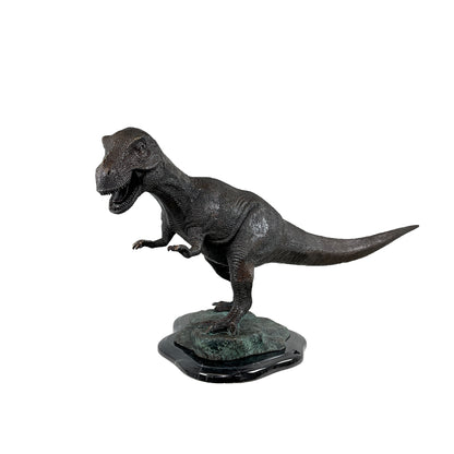 Tyrannosaurus Rex Dinosaur Table-top Bronze Statue