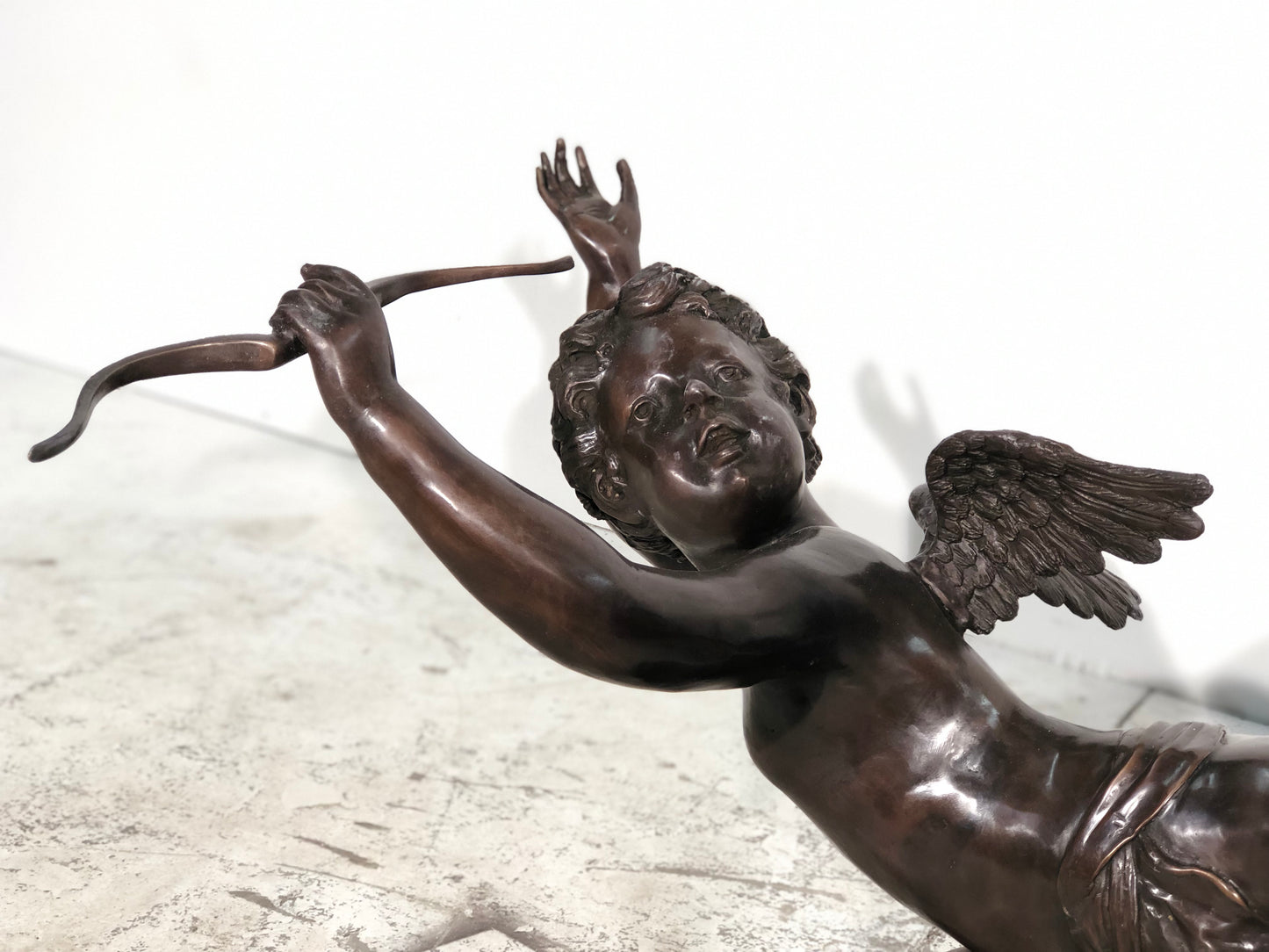 Cupid Coffee Table Bronze Statue