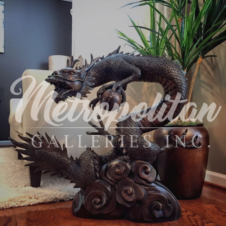 Dragon Fountain Bronze Statue